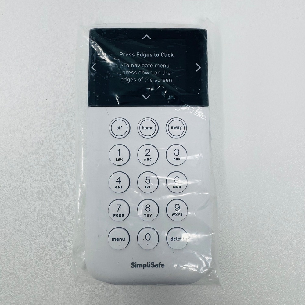 SimpliSafe Wireless Keypad for Home Security System White SSKP3 Replacement